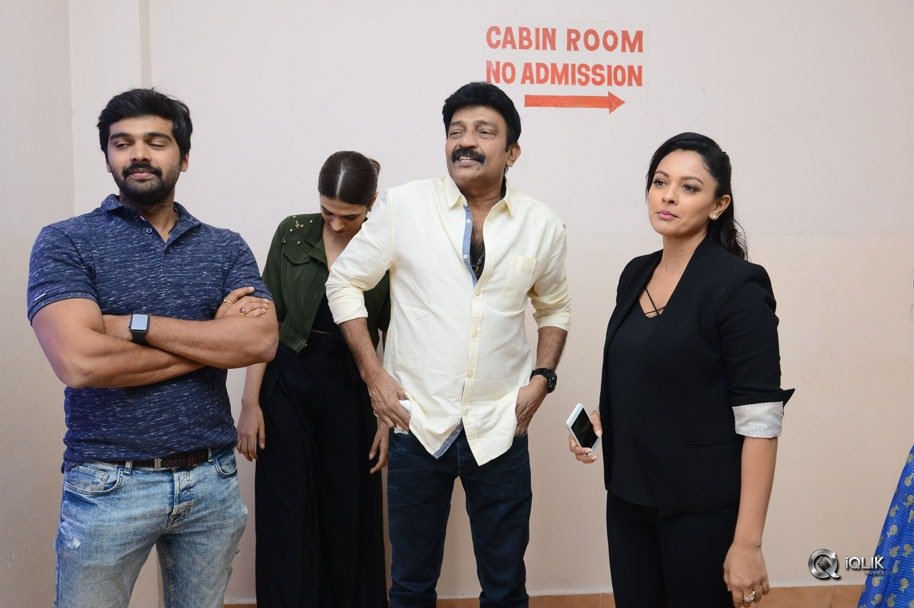 PSV-Garuda-Vega-Movie-Team-At-Bhramaramba-Theater